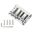 GA1007 Metal 4 String Bass Bridge Vintage Style Bridge for Jazz Bass