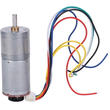 Micro Speed Reduction Gear Motor Electric 12V DC 60RPM Powerful Torque 25mm Dia