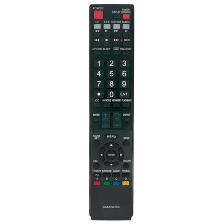 GA840WJSA Replace TV Remote for Sharp Aquos TV LC-40LE810 LC-40LE820 LC-46LE810