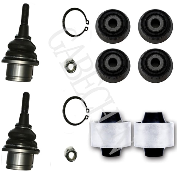 GABECHIN front lower control arm ball Joints bushing kit short  FOR Aston Martin DB9 RAPIDE Aftermarket Replacement  8G333A052AB, 8G333A053AB, 4G433A052BE, 4G433A053BE