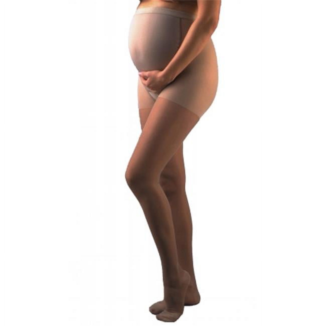 GABRIALLA Maternity Pantyhose - Compression (23-30 mmHg): H-340  Queen  Black
