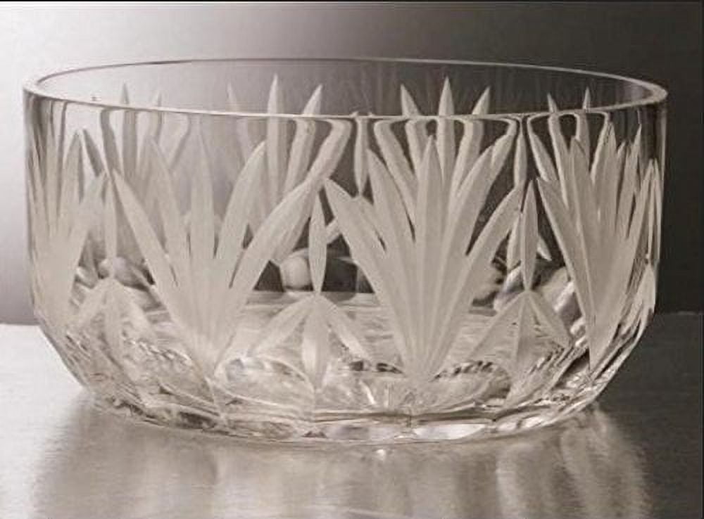 Large glass serving bowl cheap