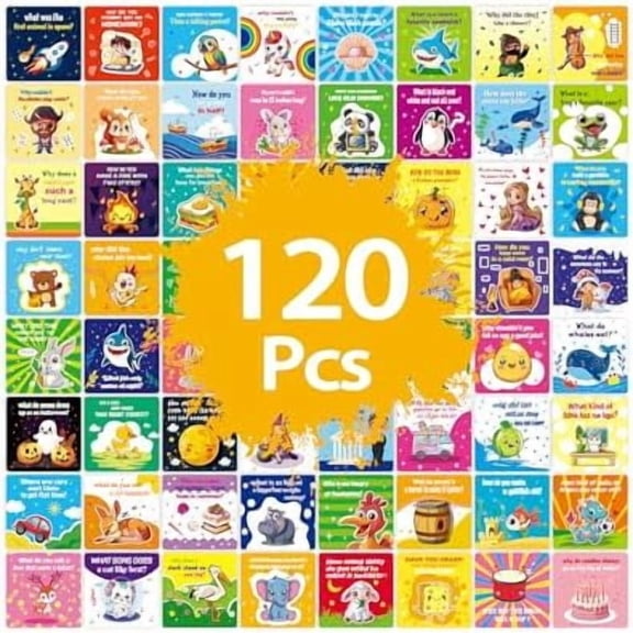 GACCAP Lunch Box Notes & Jokes for Kids  120 Pcs Inspirational & Motivational Affirmation Cards, Cute & Encouraging Messages for Boys & Girls, Perfect for School Lunchbox & Back-to-School Gifts