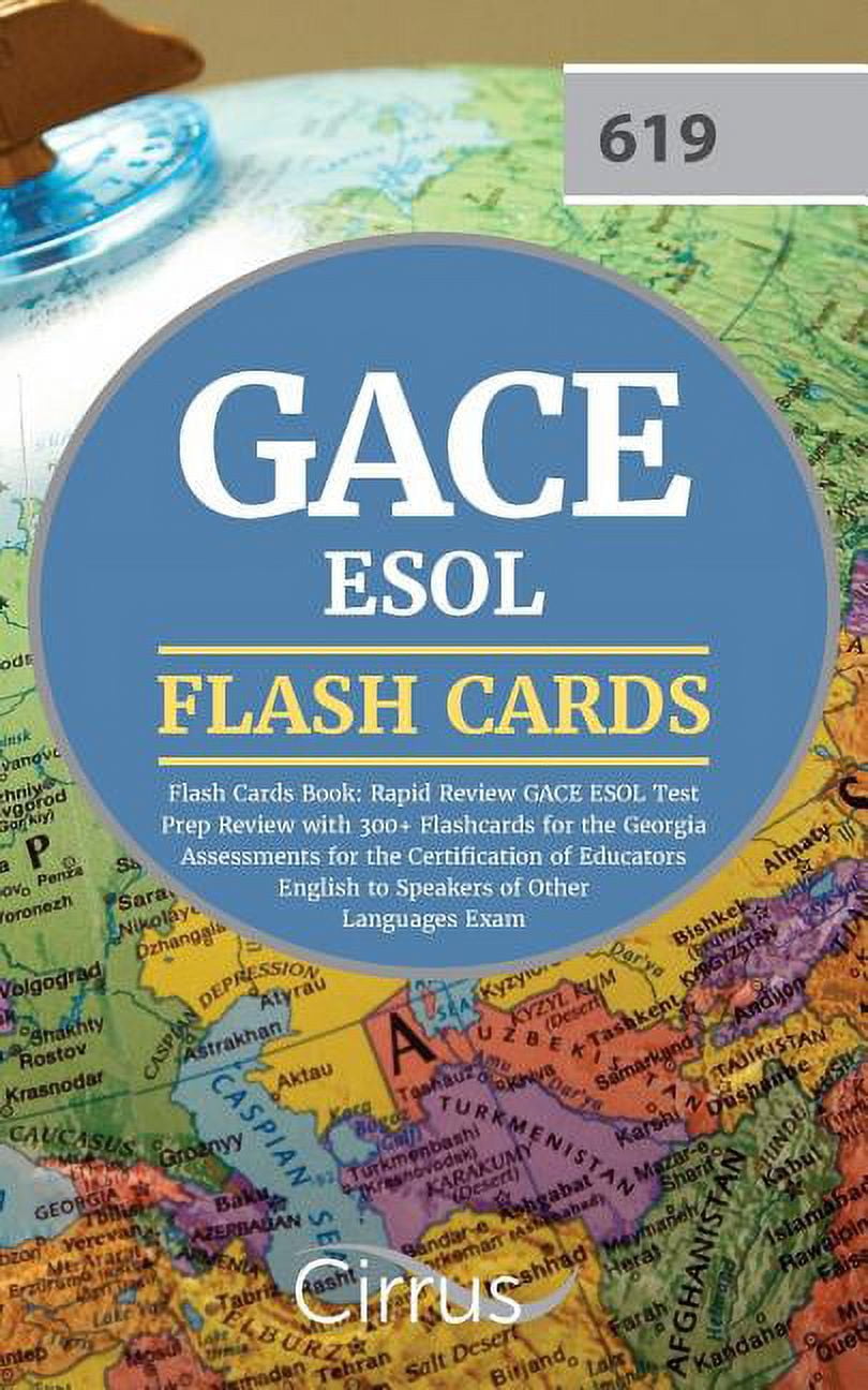 GACE ESOL Flash Cards Book 2019 2020: Rapid Review GACE ESOL Test Prep