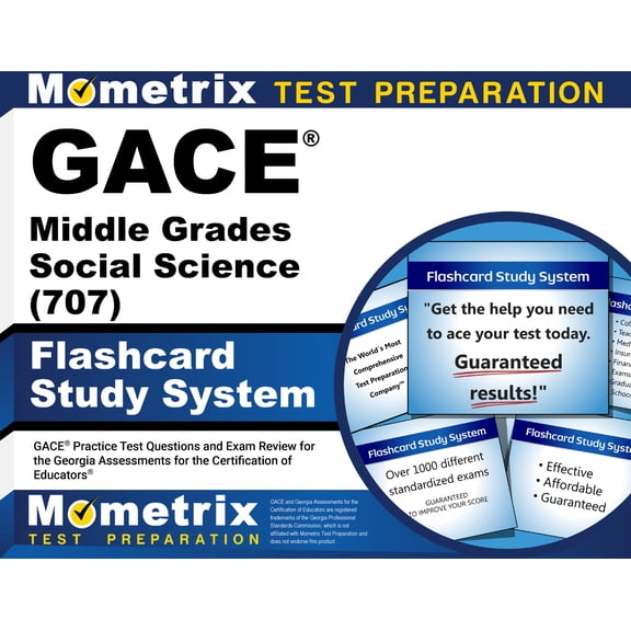 GACE Middle Grades Social Science (707) Flashcard Study System
