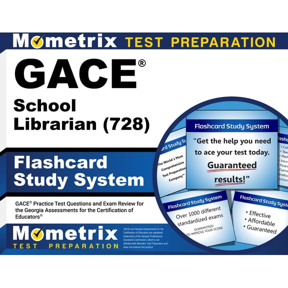GACE School Librarian (728) Flashcard Study System
