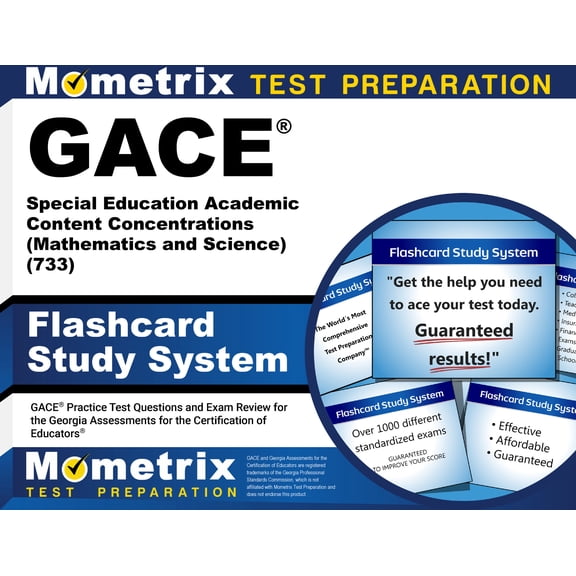 GACE Special Education Academic Content Concentrations (Mathematics and Science) (733) Flashcard Study System