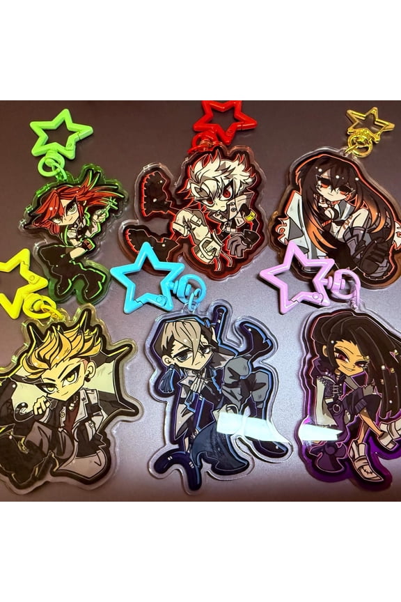 GACHI Acrylic Keychains || Rudo Enjin Zanka Riyo Amo & Jabber Inspired (1 keychain)