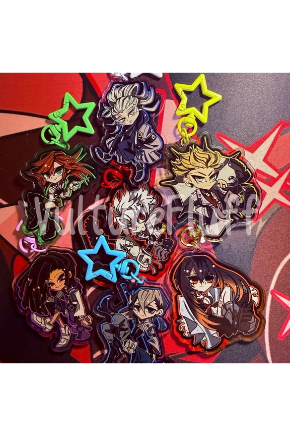 GACHI Acrylic Keychains || Rudo Enjin Zanka Riyo Amo & Jabber Inspired (1 keychain)