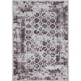 thumbnail image 1 of Great American Distributors Enduring Collection Serene Area Rug, Red/Gray, 1 of 4