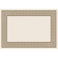thumbnail image 1 of GAD Great American Distributors Premium Indoor/Outdoor Greek Key Design Rug (5'3" x 7'7") Beige & Light Brown Pattern Rug-Inside/Outside Stain & Fade Resistant Rug for The Patio, Porch, Deck or Lanai, 1 of 3