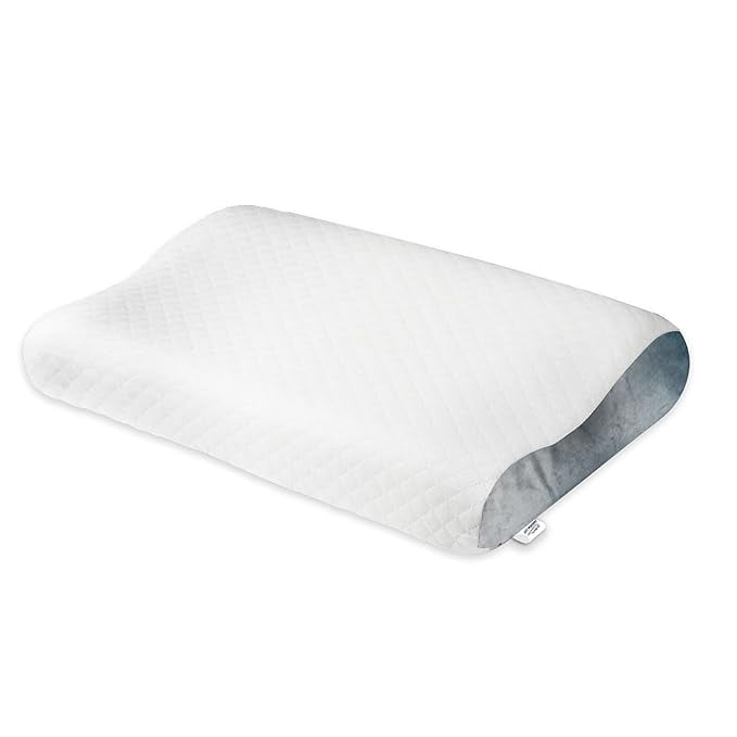 GADDA CO Memory Foam Cervical Pillow |Orthopedic Neck & Shoulder Pain Relief, Ergonomic Support for Spinal Alignment , Dual Height, Ideal for All Sleep Positions |Contour Pillow
