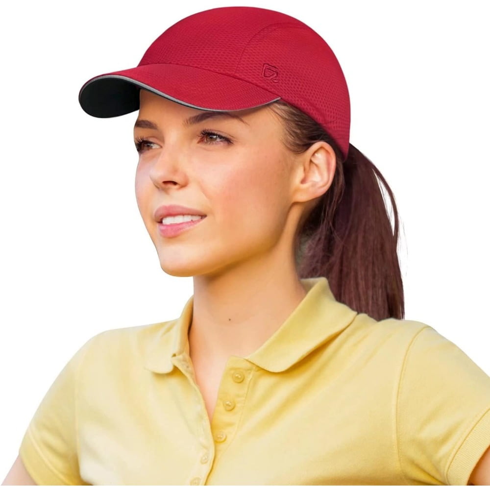 Women\'s Race Day Running Cap Performance Mesh Hat Reflective Safety Lightweight Amazon.com: TrailHeads Women main image 3