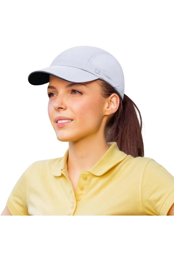 Women's Race Day Running Cap Performance Mesh Hat - Excellent Ventilation, Lightweight, Reflective Safety