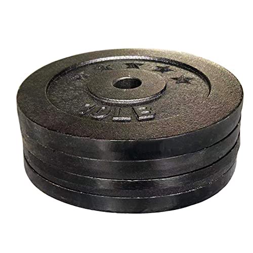 GADINO Adjustable Cast Iron Dumbbells Extra Weight Plates 10 lbs (Set