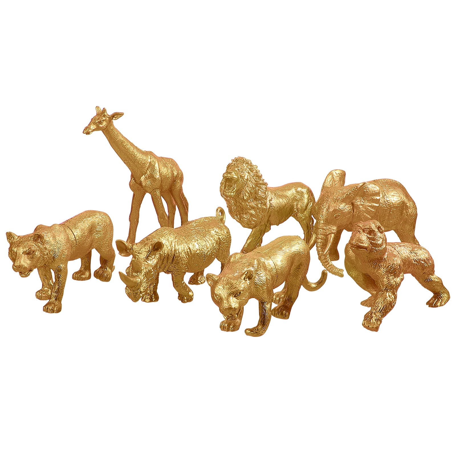 GADPIPARTY 7pcs Simulation Animal Toys Mini Animal Models Animal Shaped