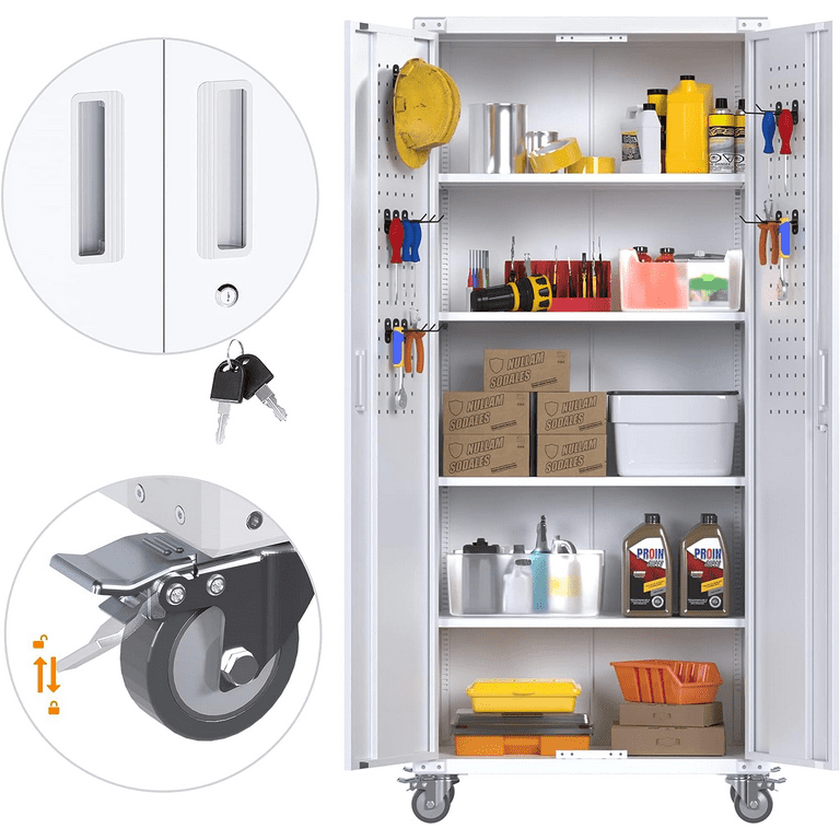 Gaeanet 72 Inches Metal Storage Cabinet