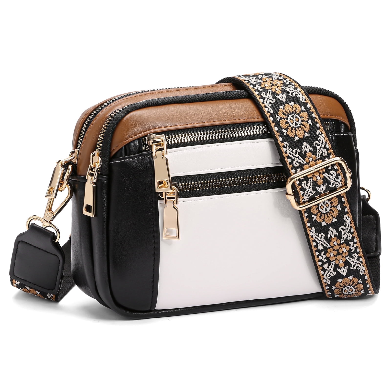 Michael Kors Womens Medium Logo Convertible Crossbody Bag