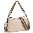 thumbnail image 1 of GAEKEAO Women's Shoulder Bag, Medium Handbag, Women's Leather Crossbody Bags with Adjustable Coloured Strap, 1 of 7