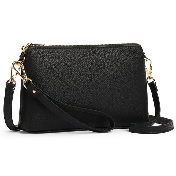 GAEKEAO Crossbody Bags for Women Small Genuine Leather Shoulder Purse Cross Body Bag with Adjustable Strap & Top Zipper