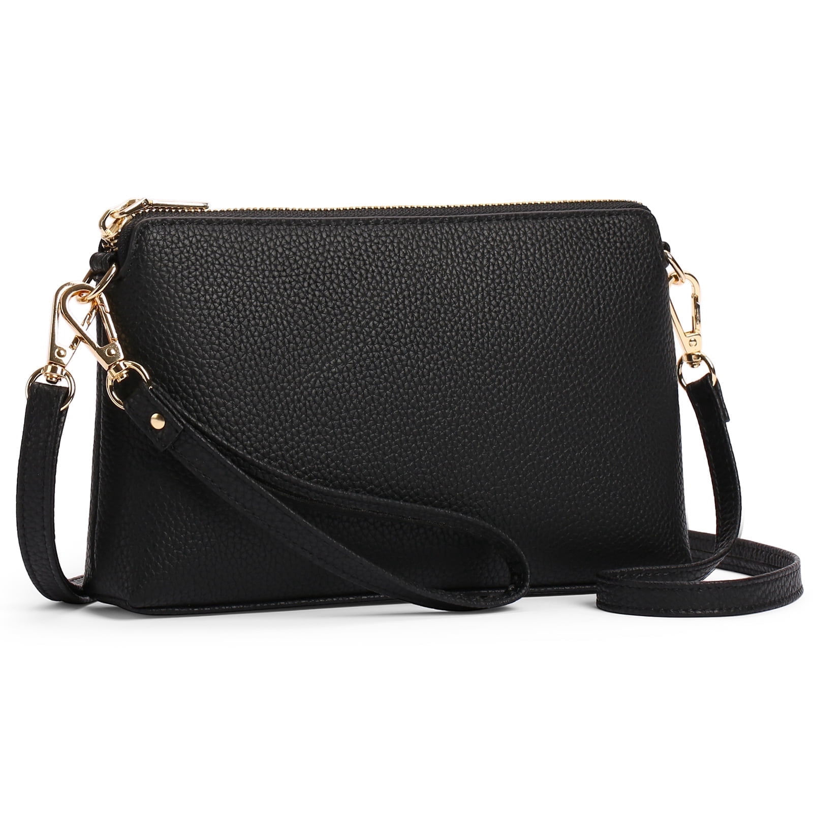 GAEKEAO Crossbody Bags for Women RFID Blocking Leather Shoulder Purse with Adjustable Strap & Top Zipper