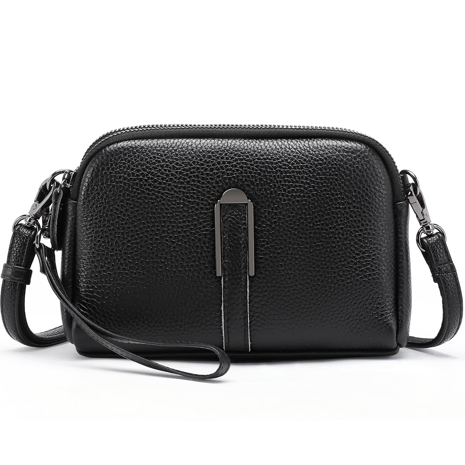 GAEKEAO Crossbody Bags for Women Leather Shoulder Purse with Adjustable Strap & Top Zipper
