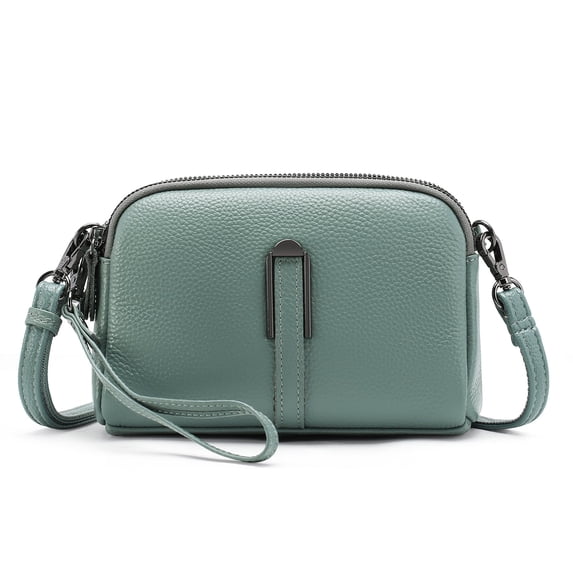 GAEKEAO Crossbody Bags for Women Leather Shoulder Purse with Adjustable Strap & Top Zipper