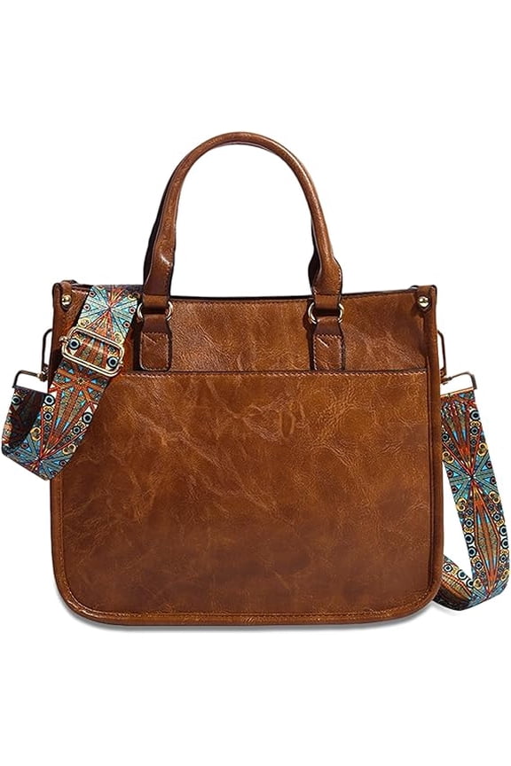 Crossbody Bags for Women PU Leather Top Handle for Ladies Tote Shoulder Bag Satchel Purse with Adjustable Strap