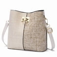 thumbnail image 1 of GAEKEAO Crossbody Purses for Women Vegan Leather Bucket Bags Trendy Ladies Handbag Shoulder Purse Multi Pockets, 1 of 6