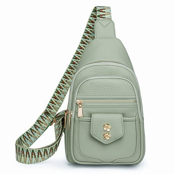 GAEKEAO Sling Bag Crossbody Bags for Women Vegan Leather Fanny Pack Chest Travel Anti Theft Purse Shoulder Bag handbags Gifts