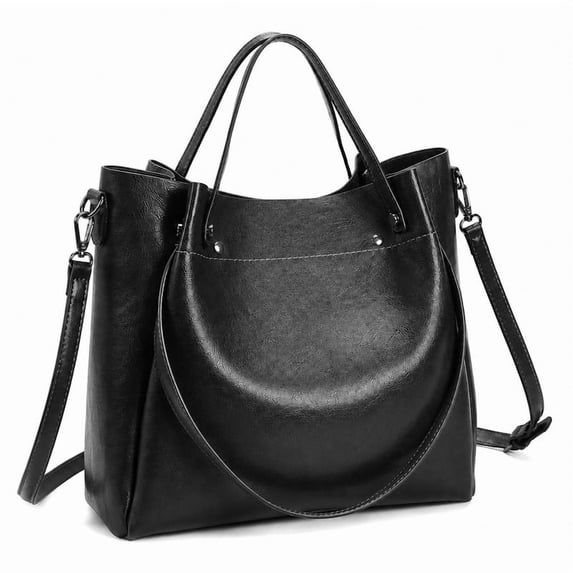 GAEKEAO Women’s Hobo Bag Vegan Leather Tote with Top Handle and Adjustable Crossbody Strap