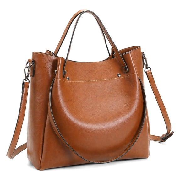 GAEKEAO Women’s Hobo Bag Vegan Leather Tote with Top Handle and Adjustable Crossbody Strap