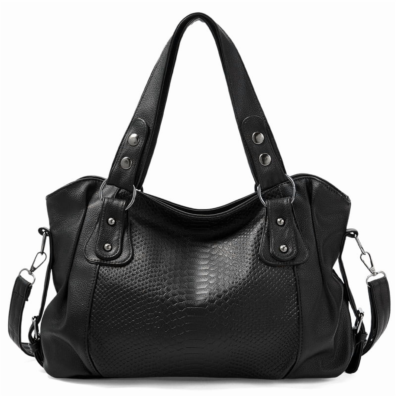GAEKEAO Women’s Satchel Handbag Spacious Shoulder Purse with Detachable Strap
