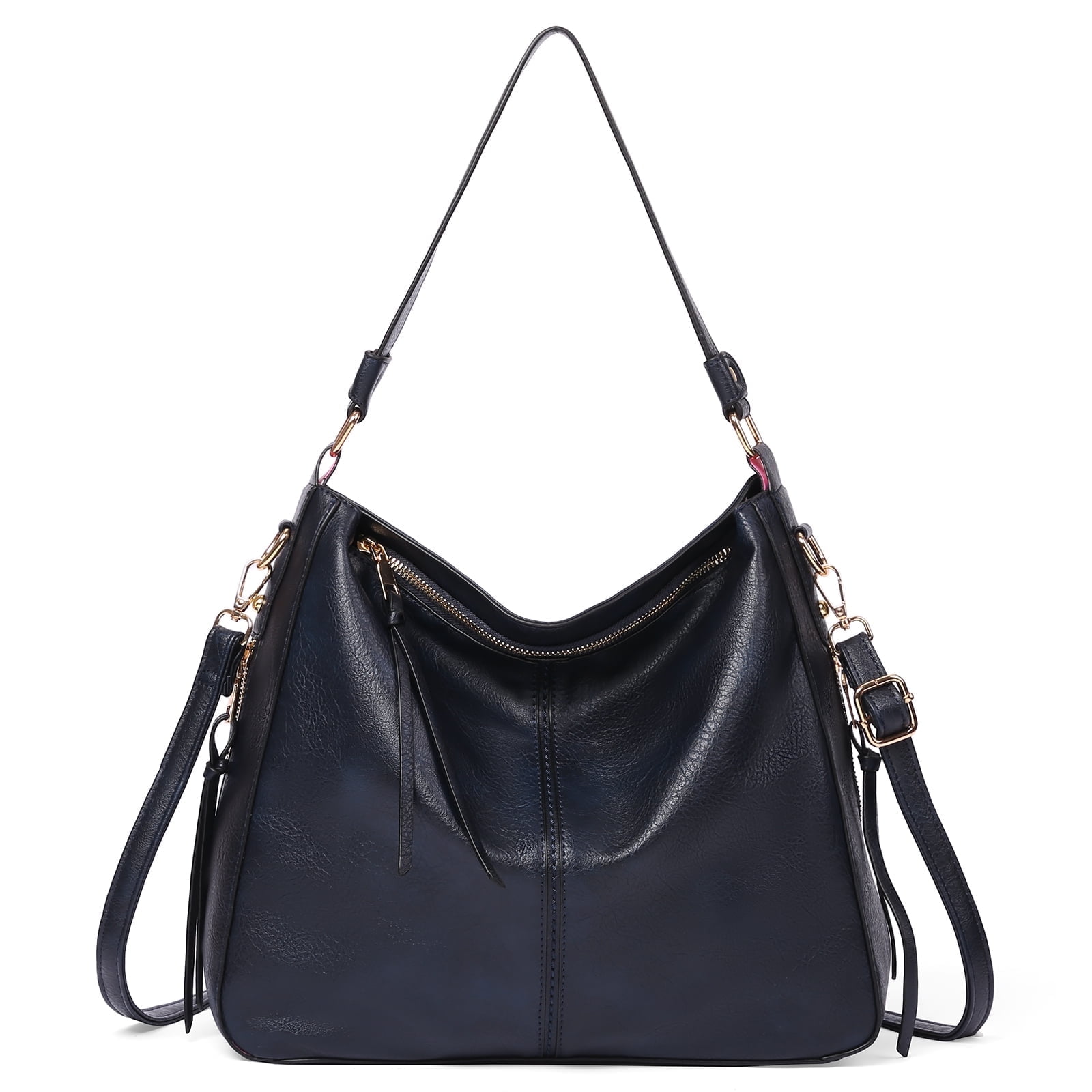 GAEKEAO Hobo Bag for Women Large Soft Leather Shoulder Bag with Adjustable Strap, Slouchy Crossbody Handbag for Daily Work