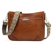 GAEKEAO Crossbody Bags for Women Vegan Leather Shoulder Handbags Pockets Satchel With Wide Adjustable Strap