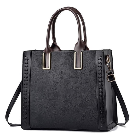 GAEKEAO Crossbody Bags for Women Lace Embossed Leather Tote Bag Top Handle Satchel with Strap