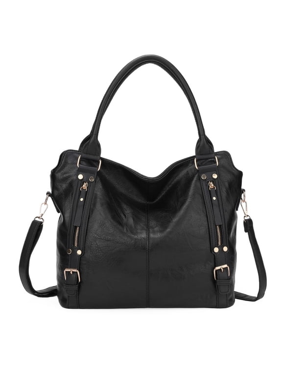 Hobo Bag for Women Large Leather Shoulder Bag with Adjustable Strap Crossbody Handbag for Daily Work