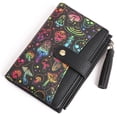 thumbnail image 1 of GAEKEAO Medium Size Wallet for Women RFID Blocking Bifold Card Holder Slim Womens Wallet with ID Window and Zipper Coin Pocket, 1 of 7