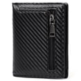 thumbnail image 1 of GAEKEAO Mens Slim Bifold Wallet RFID Blocking, Front Pocket Leather Wallet with Zipper Coin Pocket, Minimalist Thin Credit Card Holder for Men, 1 of 9