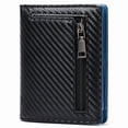 thumbnail image 1 of GAEKEAO Mens Slim Bifold Wallet RFID Blocking, Front Pocket Leather Wallet with Zipper Coin Pocket, Minimalist Thin Credit Card Holder for Men, 1 of 9