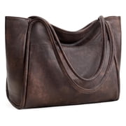 GAEKEAO Tote Bag for Women Work with Zipper Vegan Leather Ladies Travel Shoulder Bags Purses and Handbags Casual Weekender