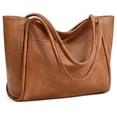 thumbnail image 1 of GAEKEAO Tote Bag for Women Work with Zipper Vegan Leather Ladies Travel Shoulder Bags Purses and Handbags Casual Weekender, 1 of 7
