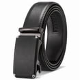 thumbnail image 1 of GAEKEAO Men’s Ratchet Belt Adjustable Leather Belt with Auto Lock Buckle Trim to Fit and Gift Box, 1 of 7