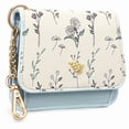 thumbnail image 1 of GAEKEAO Small Wallet for Women RFID Blocking Slim Keychian Wallet Floral Vegan Leather Card Holder with Zip Pocket ID Window, 1 of 7