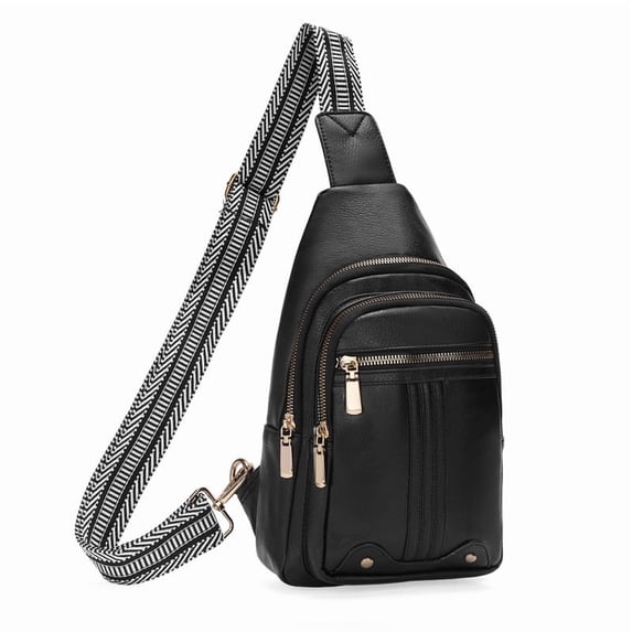 GAEKEAO Sling Bag Crossbody Bags for Women Vegan Leather Fanny Pack Chest Travel Anti Theft Purse Shoulder Bag handbags Gifts