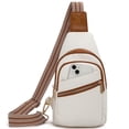 thumbnail image 1 of GAEKEAO Sling Bag for Women Vegan Leather Crossbody Bags Fanny Pack Chest Pack Small Backpack Travel Purse Shoulder Bag, 1 of 7