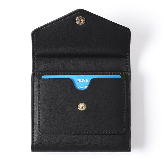 GAEKEAO Small Wallet for Women Leather RFID Blocking Credit Card Holder Organizer Mini Bifold Zipper Coin Purse