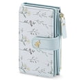 thumbnail image 1 of GAEKEAO Wallets for Women RFID Blocking Medium Bifold Ladies Wallet Leather Floral Card Holder Purse with Zipper Coin Pocket, 1 of 10