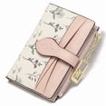 thumbnail image 1 of GAEKEAO Women’s Bifold Wallet Rfid Blocking Vegan Leather with ID Window and Zipper Pocket, 1 of 8