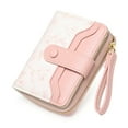 thumbnail image 1 of GAEKEAO Small Women Wallet Leather RFID Blocking Bifold Zipper Pocket Credit Card Holder Purse with ID Window, 1 of 6